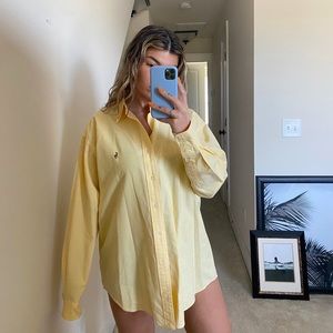 Yellow Polo Ralph Lauren Button Up